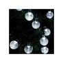 Kép 5/7 - 50 LED-es napelemes LED fényfüzér, gömb forma, 8 világító üzemmód, IP65, hideg fehér