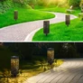 Kép 3/9 - 4 db-os napelemes LED lámpa szett, fénynyommal, modern dizájn, IP44, 39 x 6 x 6 cm