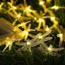 Kép 1/5 - Napelemes dekor szitakötő kerti színes LED fényfüzér, 20 LED-es