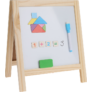 Kép 2/5 - Kétoldalas fa rajz és mágneses tábla gyerekeknek, 32 x 27 cm 