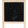 Kép 5/5 - Kétoldalas fa rajz és mágneses tábla gyerekeknek, 32 x 27 cm 