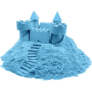 Kép 3/7 - Kinetikus homok felfújható homokozóval, formákkal, 2 kg -  kék homokkal