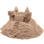 Kép 3/8 - Kinetikus homok felfújható homokozóval, formákkal, 2 kg - barna homokkal