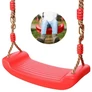 Kép 2/9 - Gyerek műanyag hinta 190 cm-es kötéllel, 44 x 17 cm, piros