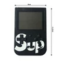 Kép 7/7 - Retro mini hordozható konzol 400 játék 3.0 TV-hez, fekete