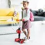 Kép 2/10 - Világító LED-es 3 kerekes Álló-ülő roller, gyerekeknek, katicabogár