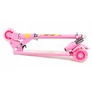 Kép 5/11 - Világító LED-es 3 kerekes Roller, gyerekeknek, 77 cm, rózsaszín