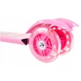 Kép 6/11 - Világító LED-es 3 kerekes Roller, gyerekeknek, 77 cm, rózsaszín
