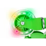 Kép 11/11 - Világító LED-es 3 kerekes Roller, gyerekeknek, 77 cm, zöld