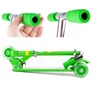 Kép 9/11 - Világító LED-es 3 kerekes Roller, gyerekeknek, 77 cm, zöld