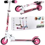 Kép 2/6 - XQmax összecsukható roller, gyerekeknek, 50 kg teherbírással, rózsaszín