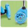 Kép 7/7 - Világító LED-es 3 kerekű  összecsukható roller, gyerekeknek, 50 kg teherbírással