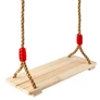 Kép 2/7 - Gyerek Fa hinta 170 cm-es kötéllel, 40 cm, 50 kg terhelhetőséggel