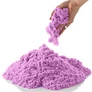 Kép 10/12 - Kinetikus homok felfújható homokozóval, formákkal, 2 kg - lila homokkal