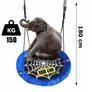 Kép 4/7 - Fészekhinta, 100 cm, kék, 150 kg terhelhetőséggel