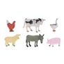 Kép 3/12 - PLAY ANIMALS farm állat figurák, 6 db-os szett, PVC, kb. 3.5 cm