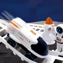 Kép 4/7 - KidsToys elemes Űrversenypálya, űrhajóval, űrhajóssal, 31 db-os, izgalmas kalandok