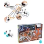 Kép 2/7 - KidsToys elemes Űrversenypálya, űrhajóval, űrhajóssal, 31 db-os, izgalmas kalandok