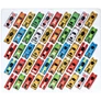 Kép 2/4 - KidsToys 50 darabos fém versenyautó készlet, 75 mm-es 