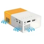 Kép 3/8 - Mini projektor hordozható projektor gyerekeknek LED TFT LCD sárga és fehér színben,VG