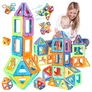 Kép 1/10 - 38 db-os Mágneses 3D építőelemek Oktatástudományi készlet + Doboz