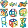 Kép 2/10 - 38 db-os Mágneses 3D építőelemek Oktatástudományi készlet + Doboz