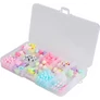 Kép 3/5 - KidsToys gyöngyfűző készlet, 15 rekeszes dobozban, 10x18.5x2.2 cm