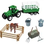 Kép 2/4 - Farm játék készlet 21 cm-es traktorral, állatfigurákkal és kiegészítőkkel