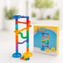 Kép 1/4 - Marble Race golyópálya 8 golyóval – építsd meg a 42 cm magas versenypályát!