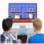 Kép 6/6 - Retro TV játékkonzol beépített játékokkal, 2 joystick + pisztollyal, RCA csatlakozóval, DT