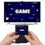 Kép 3/7 - Retro mini hordozható konzol 400 játék 3.0 TV-hez, fekete, RT