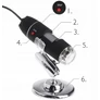 Kép 5/8 - Digitális oktató mikroszkóp gyerekeknek USB Zoom 1600X 2MP 8 LED