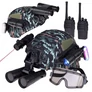 Kép 1/7 - PLAYJOY Játék Katona szett gyerekeknek Játéksisak Távcsövek Walkie-talkie Kiegészítők