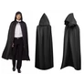 Kép 8/9 - Csuklyás köpeny, jelmez halloweenre fekete, 26117_L