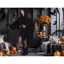 Kép 3/9 - Csuklyás köpeny, jelmez halloweenre fekete, 26117_L