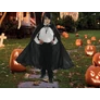 Kép 5/5 - Csuklyás köpeny, jelmez halloweenre fekete, 26117_M