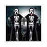 Kép 6/8 - Coco csontváz, jelmez halloweenre fekete fehér,  26031