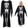 Kép 1/8 - Coco csontváz, jelmez halloweenre fekete fehér,  26031