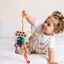 Kép 6/7 - Érzékszervi 4in1 Rágó, csörgő Játék gyerekeknek