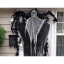 Kép 3/7 - Halloween felakasztható dekoráció, szellem csontváz, halálkoponya, 80 cm