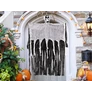Kép 4/7 - Halloween felakasztható dekoráció, szellem csontváz, halálkoponya, 80 cm