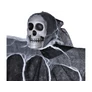 Kép 6/7 - Halloween felakasztható dekoráció, szellem csontváz, halálkoponya, 80 cm