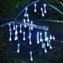 Kép 1/6 - Napelemes virág kerti meleg fehér LED fényfüzér, 50 LED-es