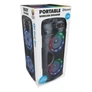 Kép 5/5 - 10W-os vezeték nélküli bluetooth hangfal RGB világítással, AUX/USB/FM rádió/karaoke, 38,5 x 16 x 16 cm