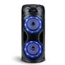 Kép 4/5 - 10W-os vezeték nélküli bluetooth hangfal RGB világítással, AUX/USB/FM rádió/karaoke, 38,5 x 16 x 16 cm