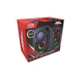 Kép 4/4 - 2 db 18W-os nagyteljesítményű gamer hangfal RGB világítással, USB, 6,5x7x10cm
