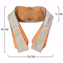 Kép 8/8 - Shiatsu vibrációs 3D nyak és váll masszírozógép, fűtő funkcióval