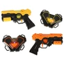 Kép 1/7 - Lézeres paintball pisztoly infravörös céltáblával, 2 darabos készlet.