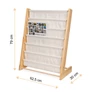 Kép 4/4 - Gyermek könyvespolc állvány polc 79cm