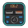 Kép 4/4 - FM BT transmitter és kihangosító, MP3, microSD, 2 db USB bemenettel, RGB világítással
